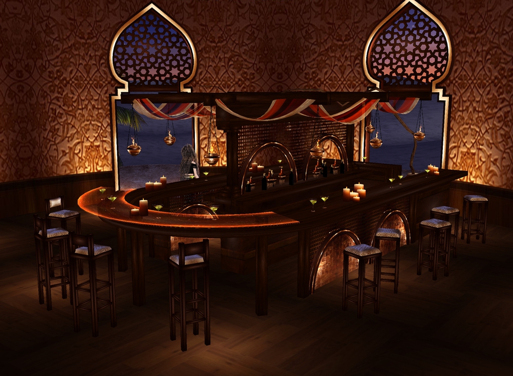 Lux Desert – bar/cafe area