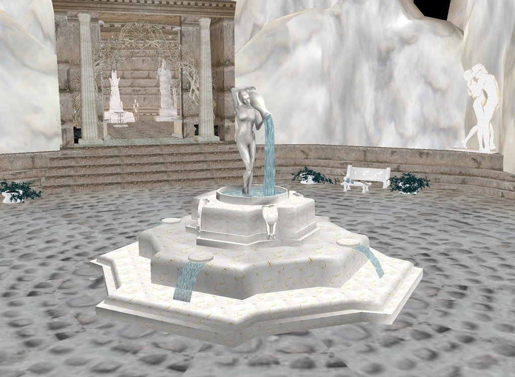 Olympian Amphitheatre – fountain