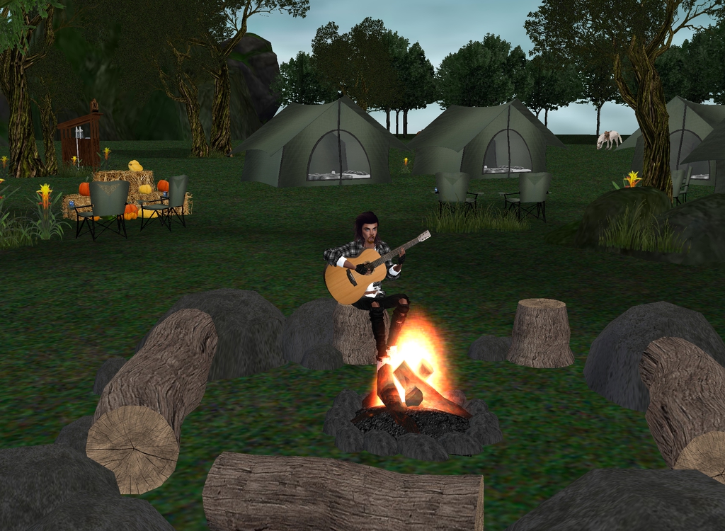 Camp Site – by the fire